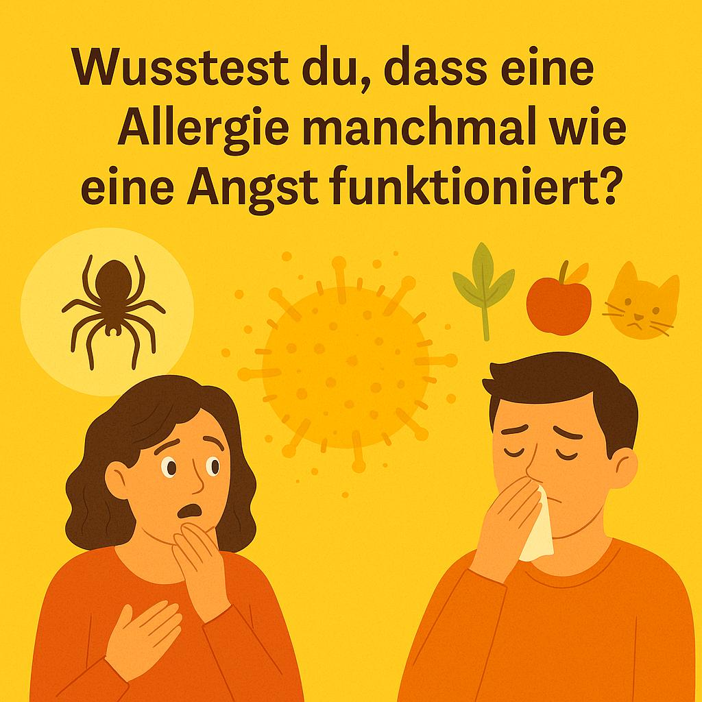Mehr über den Artikel erfahren Wusstest du, dass eine Allergie manchmal wie eine Angst funktioniert?